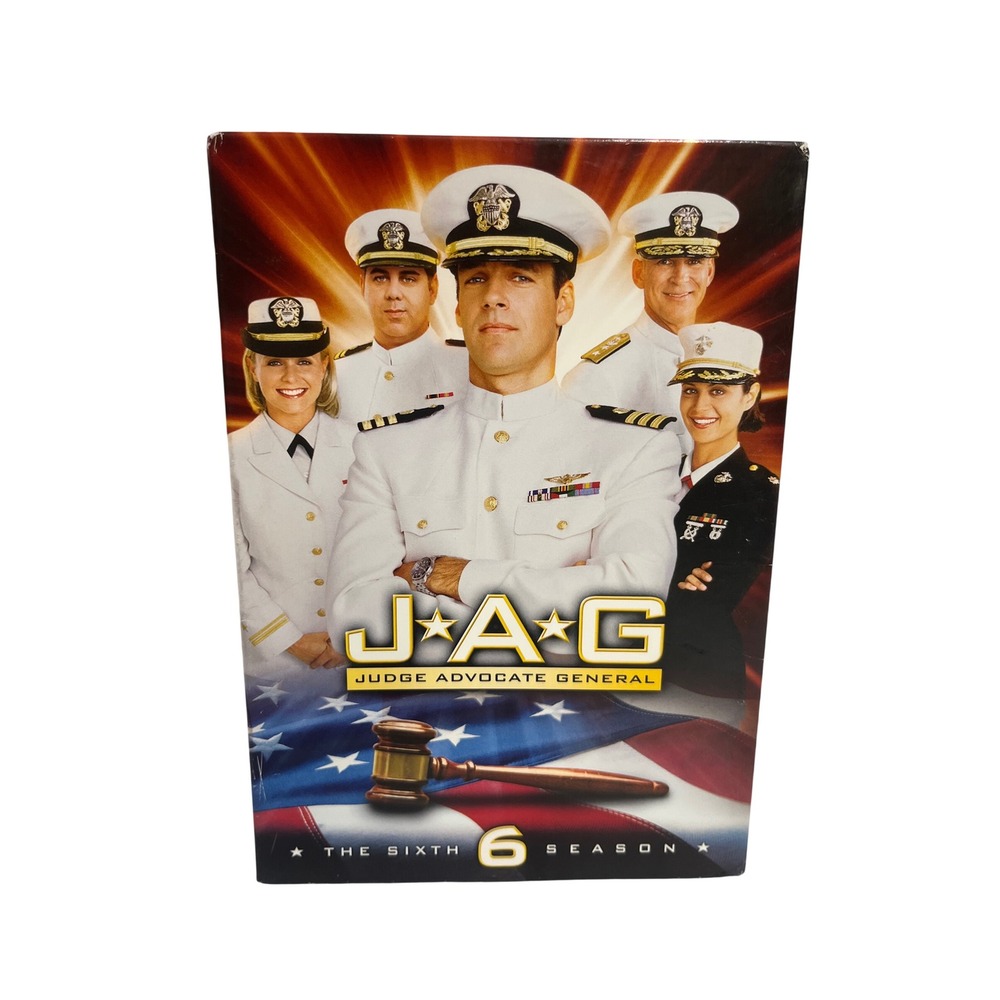 JAG Judge Advocate General The Sixth Season 6 DVD Box Set 24 Episodes 2008 CBS